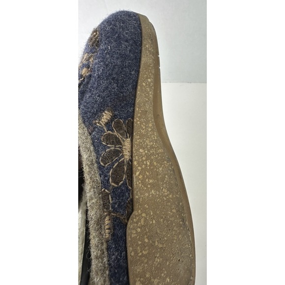 Taos Woolderness Wool Blend Clogs Navy Arch Support Unisex 43 | W 12 M 9.5-10 - Picture 4 of 9